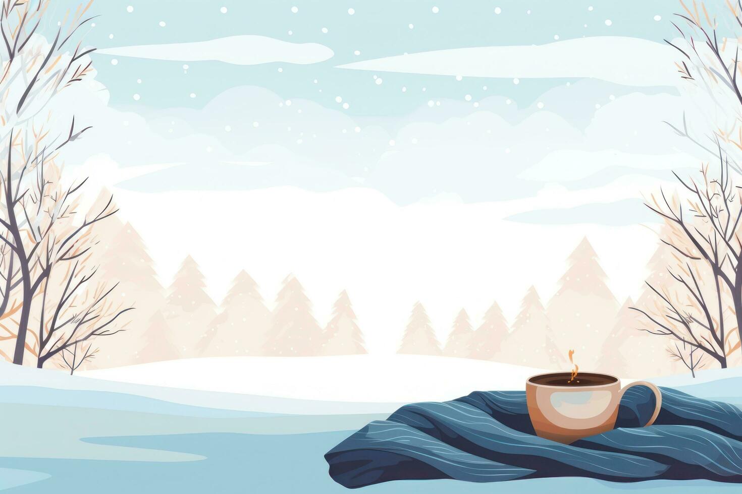 winter cozy background photo