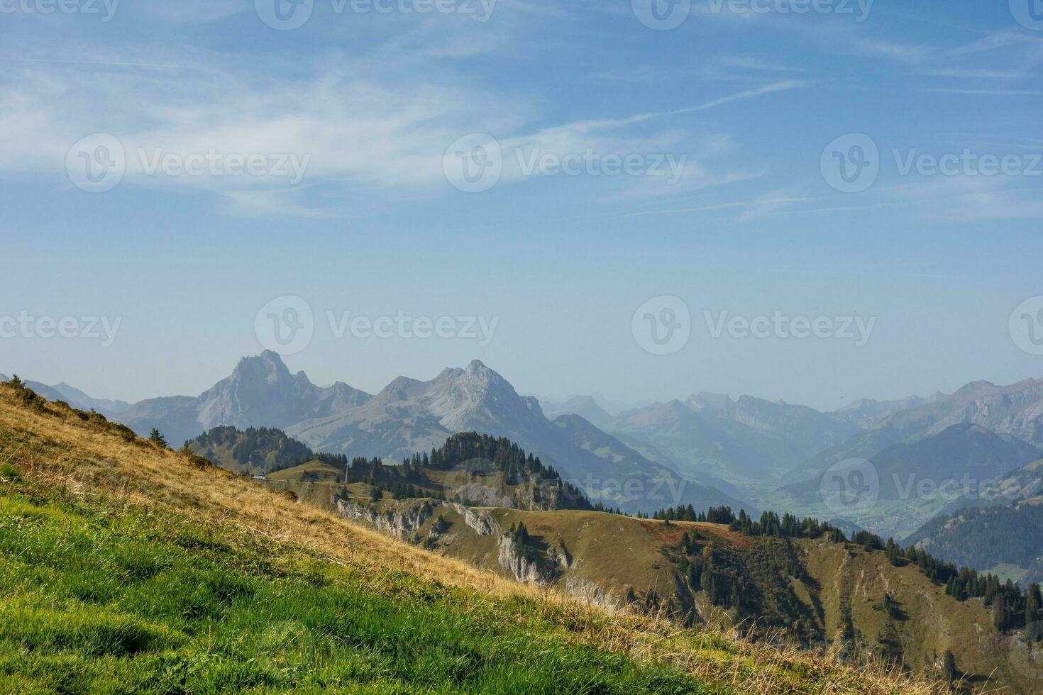 otoño hora en Suiza foto