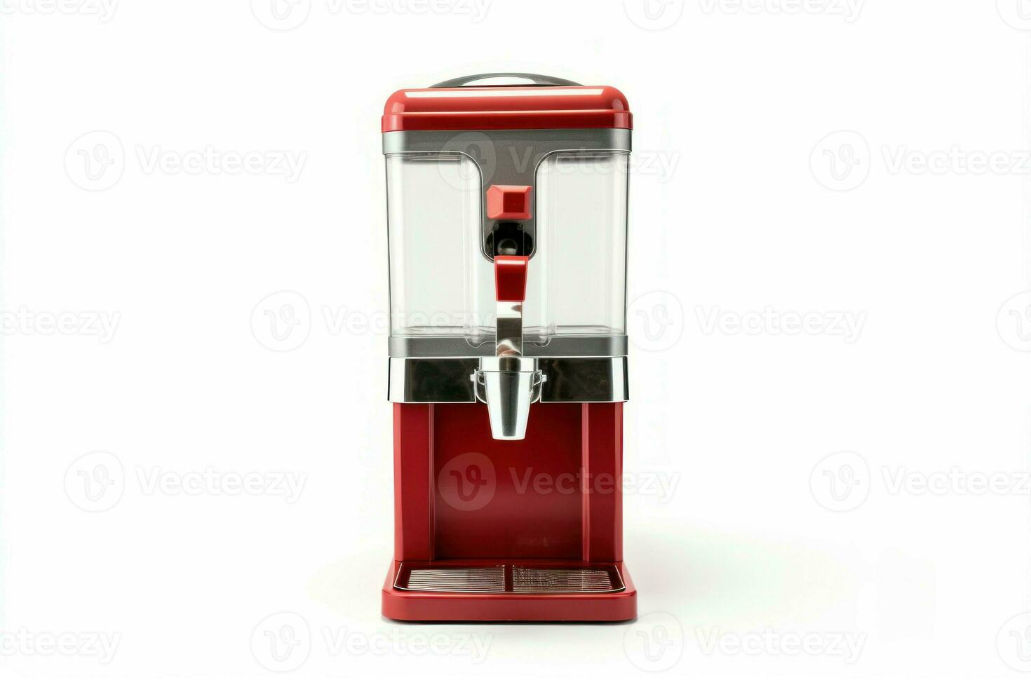Dispenser for drinks equipment on white background. Generate Ai photo