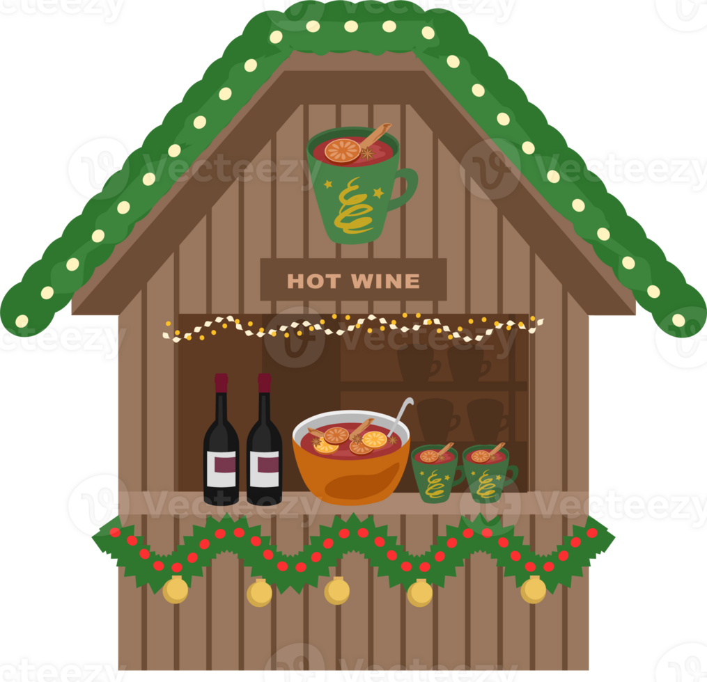 Christmas Market Stalls. Outdoor festival stand. Kiosks. Souvenir kiosk. png