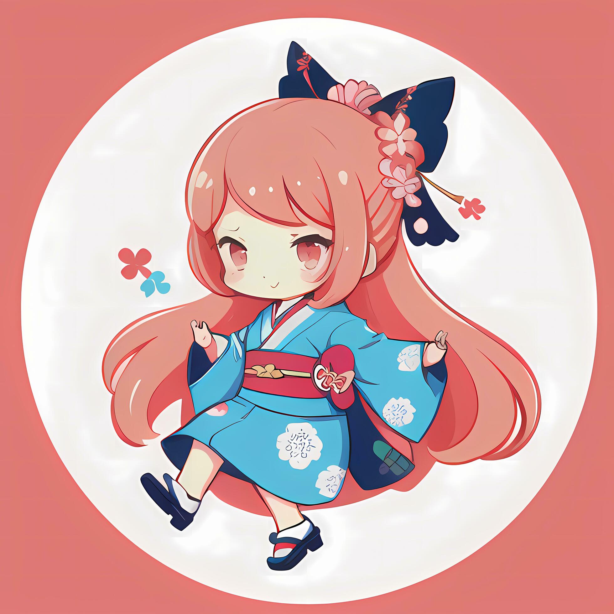 I Love Anime Cute Japanese Kawaii Anime Girl - Anime - Sticker