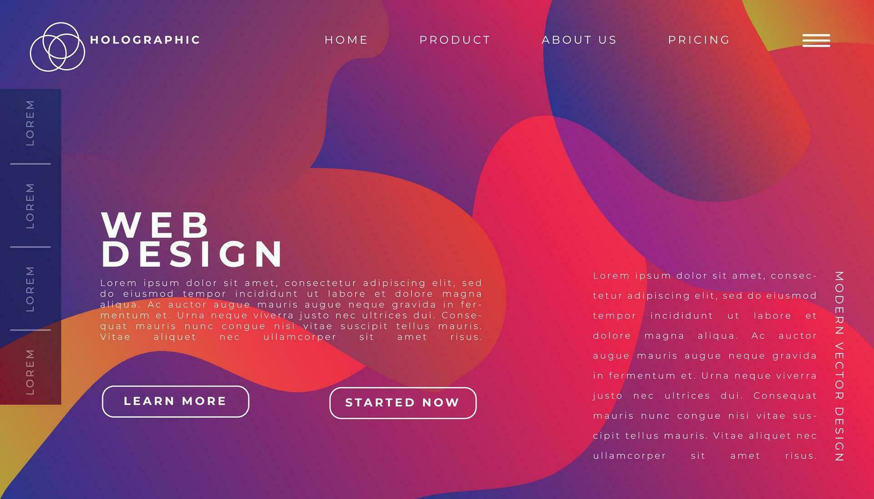 Trendy summer fluid gradient background, colorful abstract liquid 3d shapes. Futuristic design wallpaper for banner, poster, cover, flyer, presentation, advertising, landing page vector