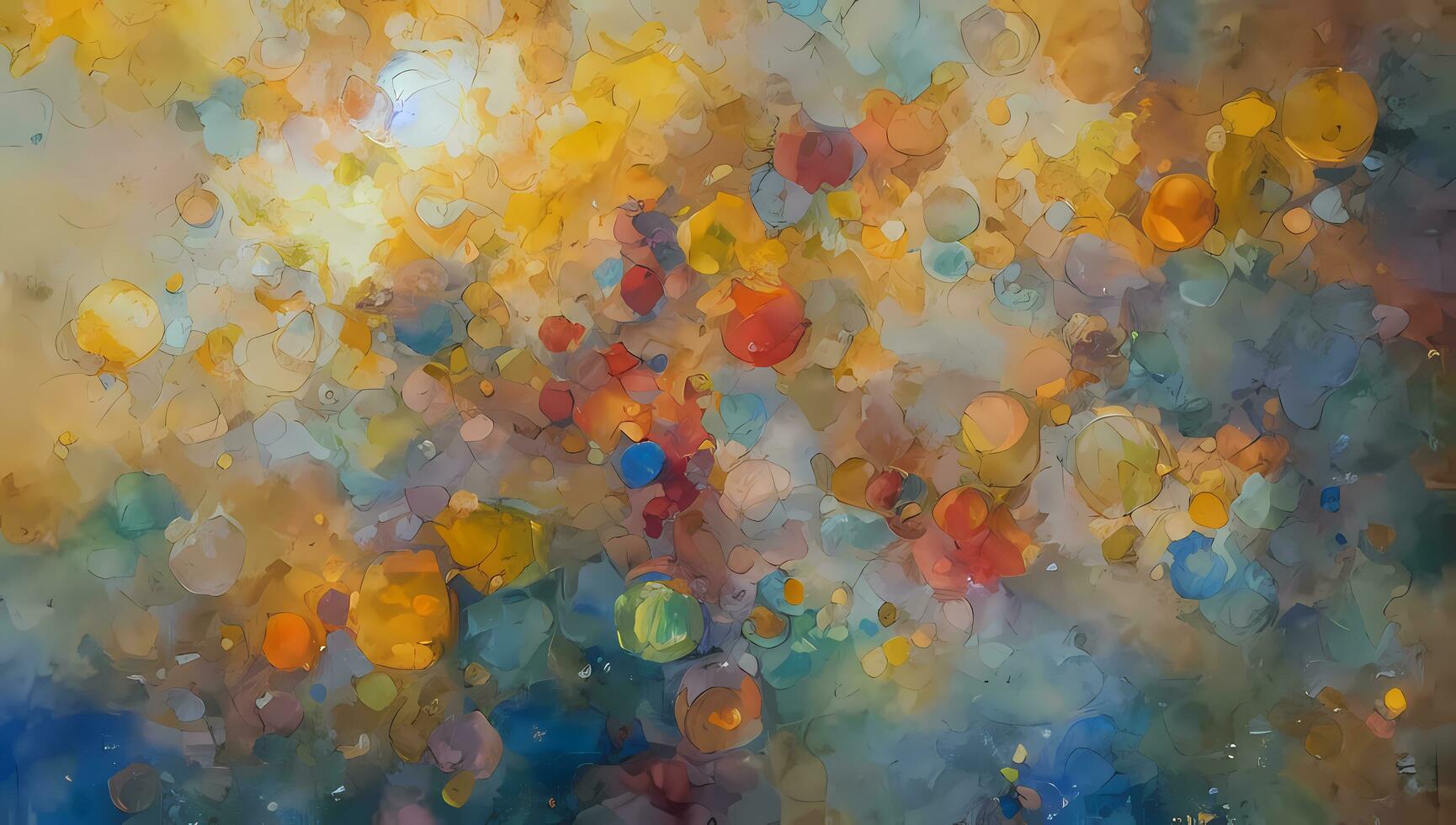 Abstract Impressionism Colorful Artistic Background Painting Imaginative Works photo