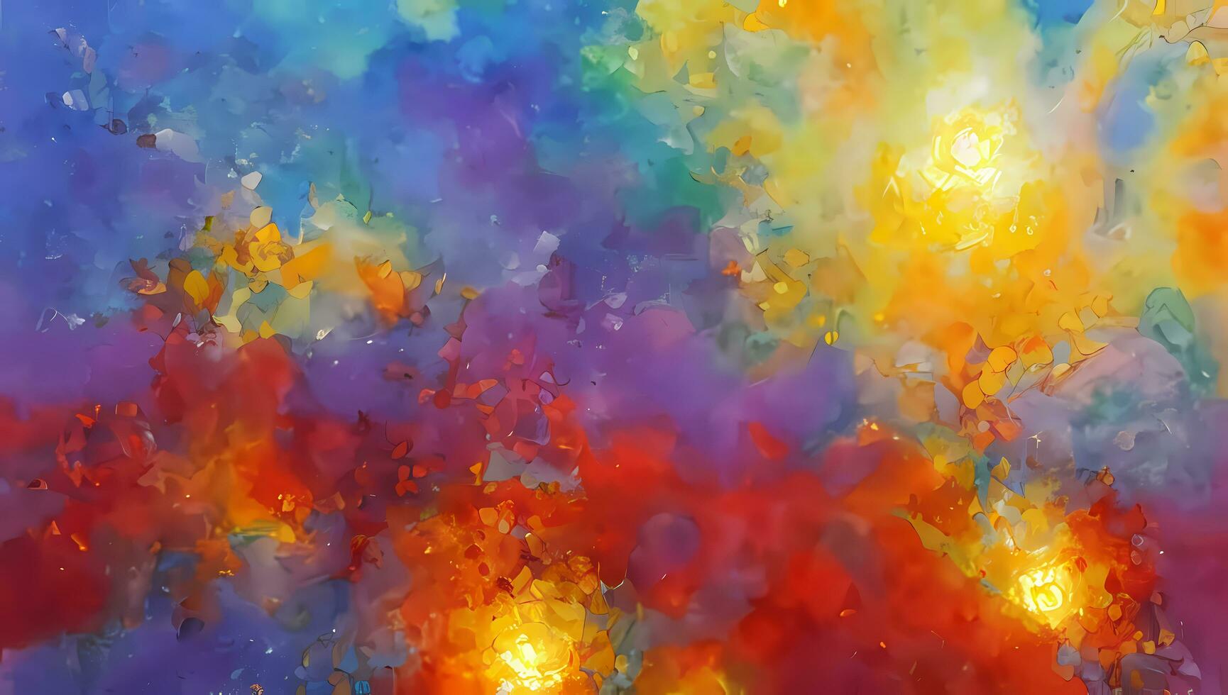 Abstract Impressionism Colorful Artistic Background Painting Imaginative Works photo