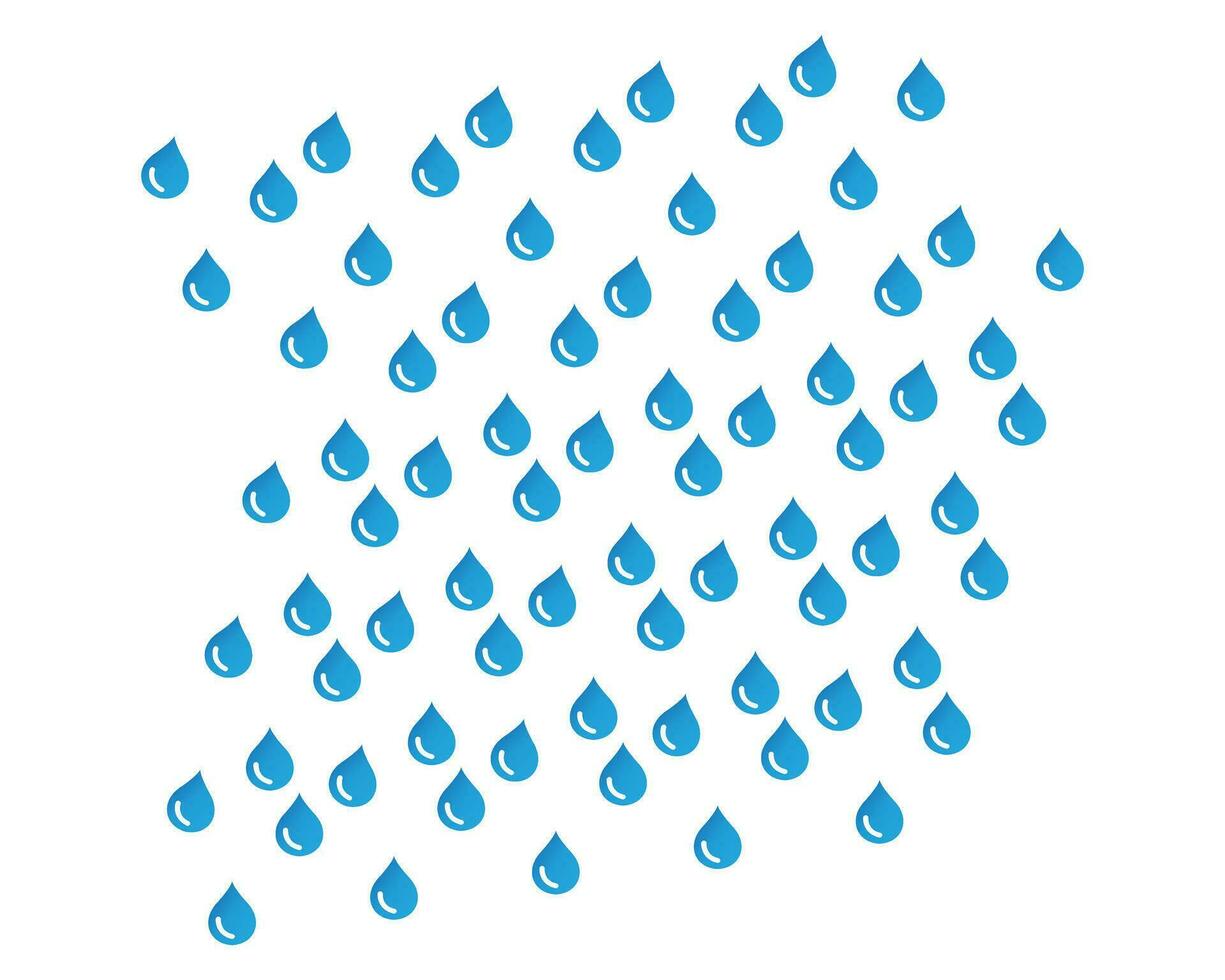 Set of water icon modern style. High quality drop symbols for web site and apps. Simple water icon vector
