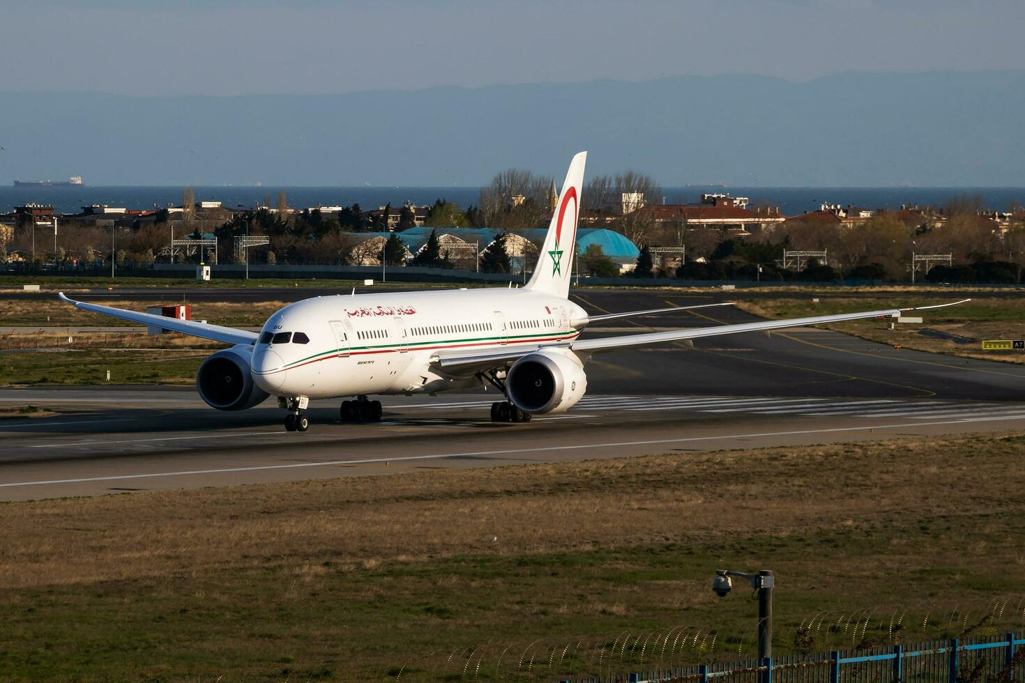 Royal Air Maroc Boeing 787-8 CN-RGU Dreamliner passenger plane departure at Istanbul Ataturk Airport photo