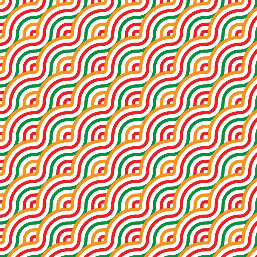 Seamless graphic abstract pattern background. 60th and 70th style. vector