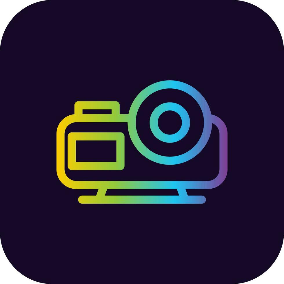 Projector Creative Icon Design vector