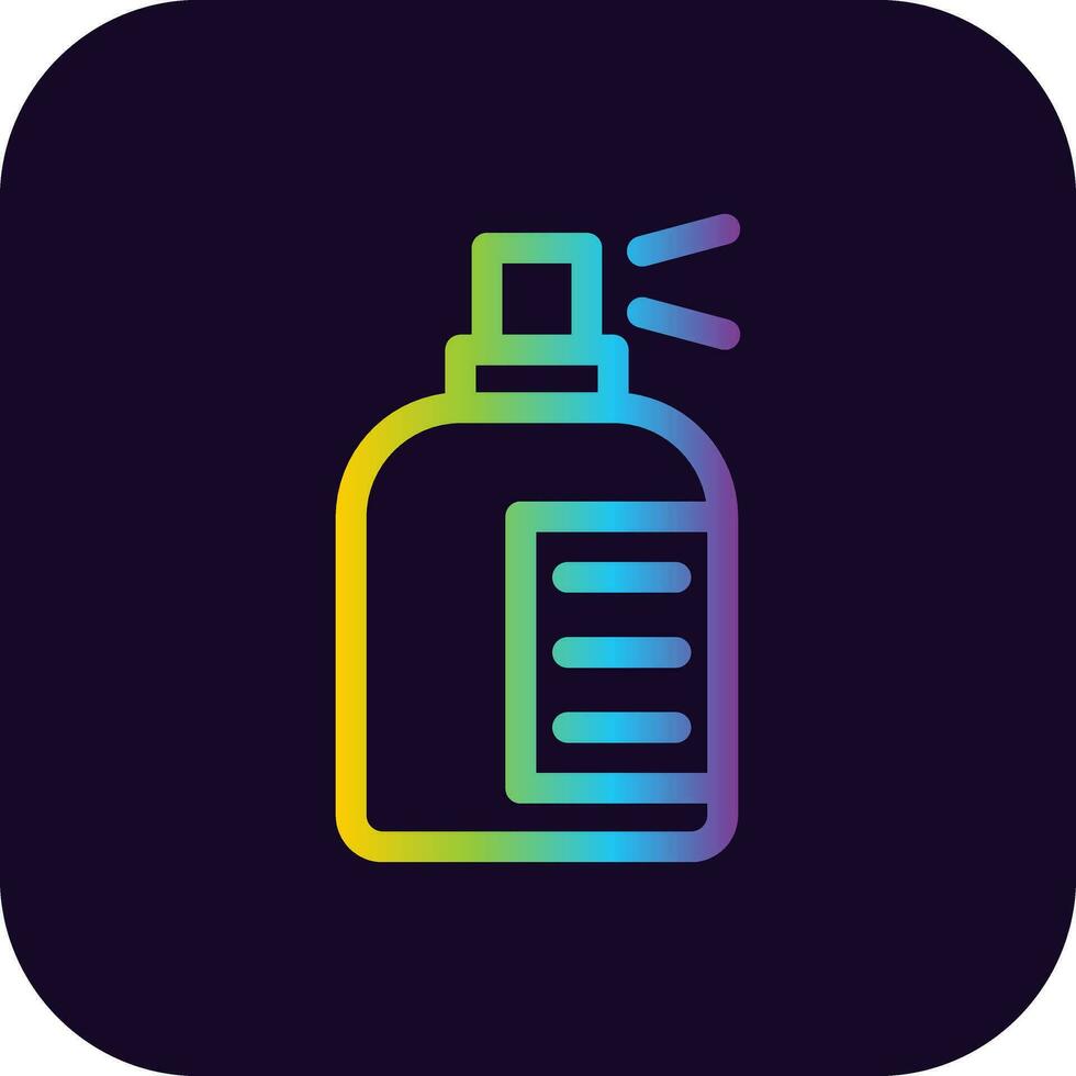 Spray Bottle Creative Icon Design vector