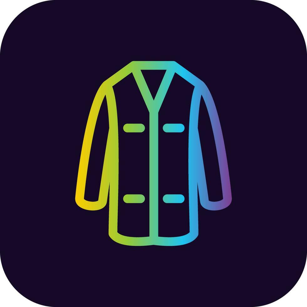 Lab Coat Creative Icon Design vector