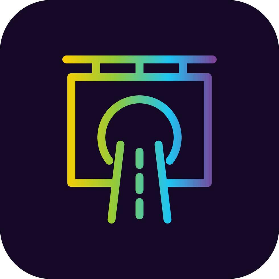 Tunnel Creative Icon Design vector