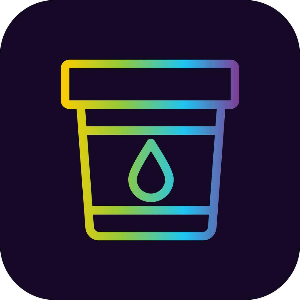 Urine Sample Creative Icon Design vector