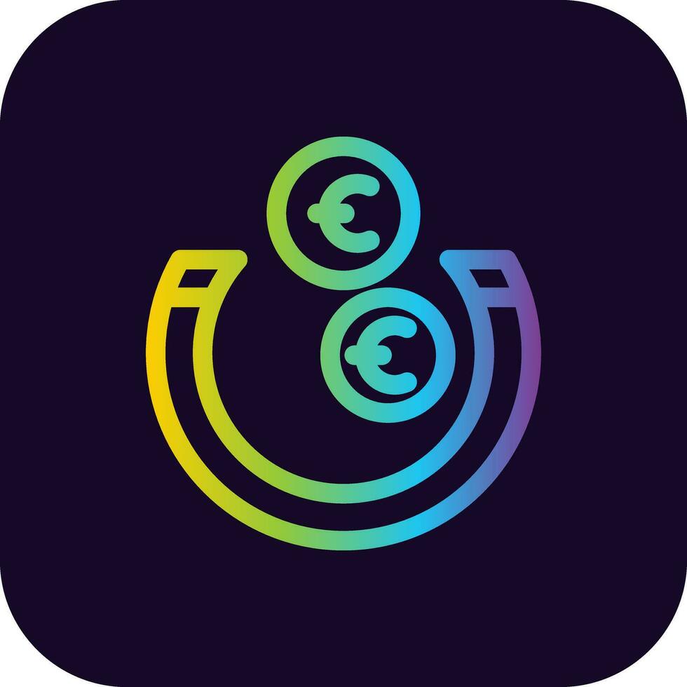 Money Attraction Creative Icon Design vector