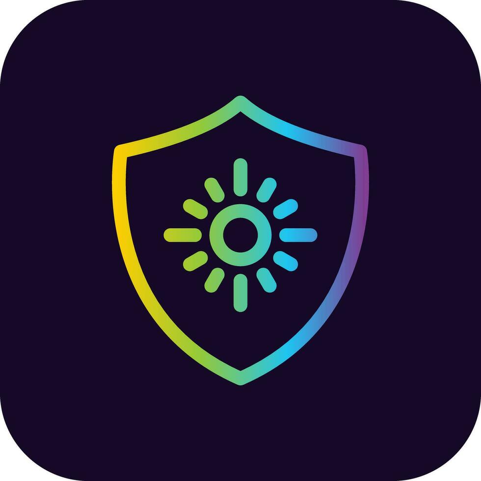 Uv Creative Icon Design vector