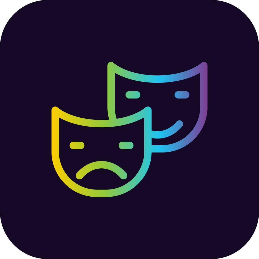 Comedy Creative Icon Design vector