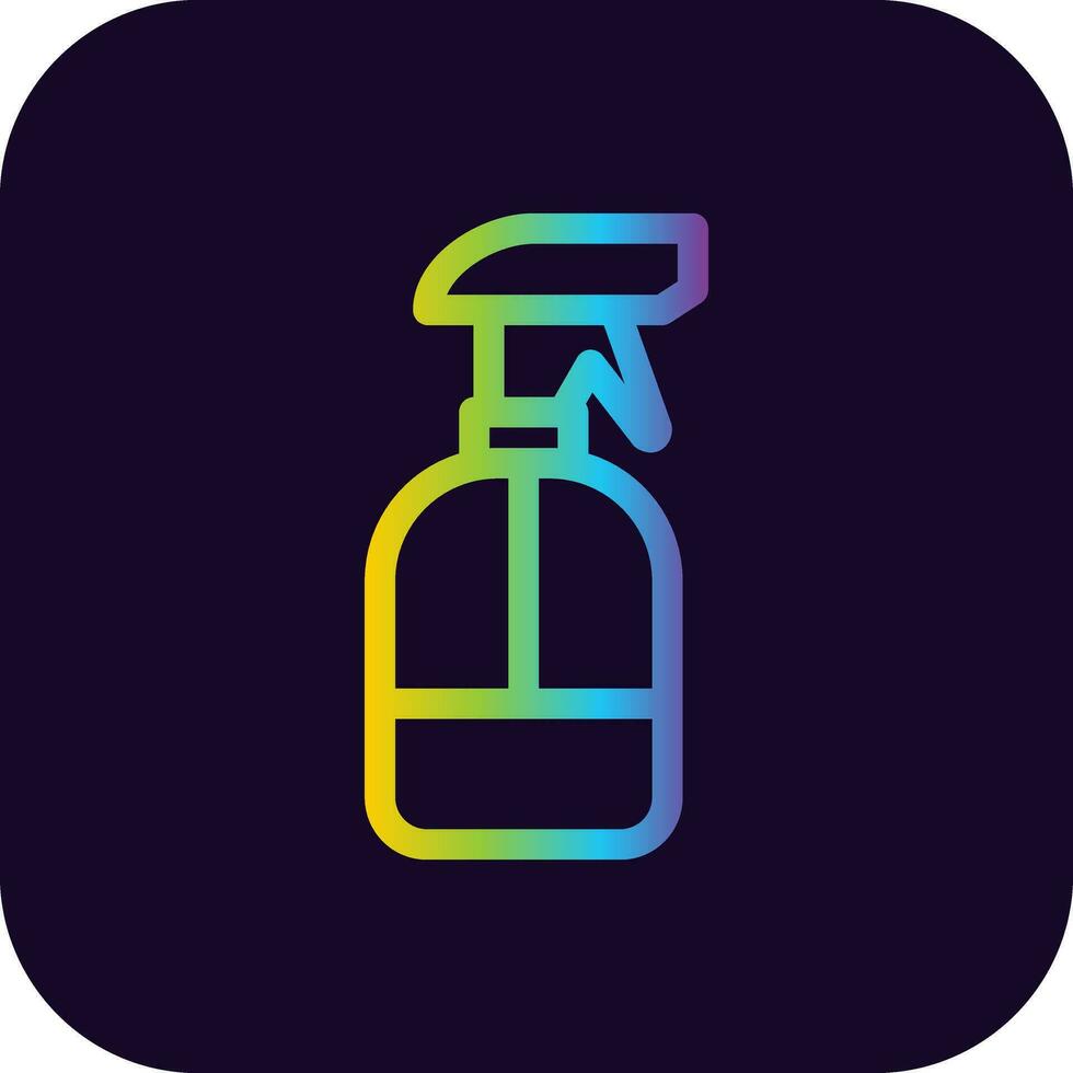 Spray Bottle Creative Icon Design vector