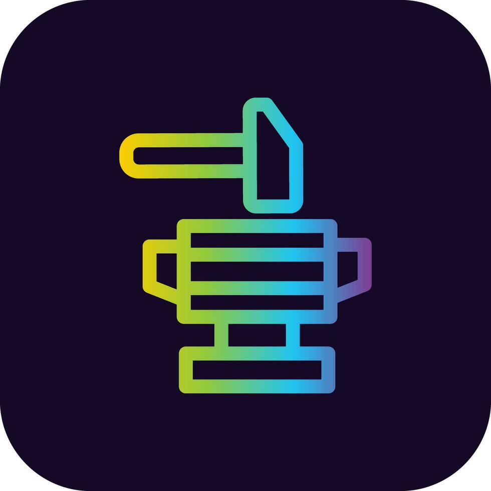 Blacksmith Creative Icon Design vector