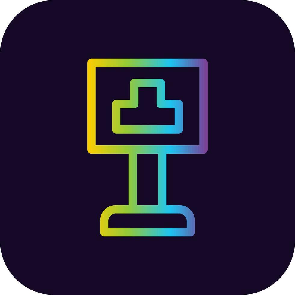 Intersection Creative Icon Design vector