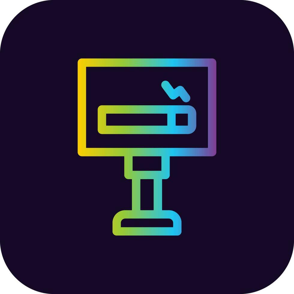 Smoking Area Creative Icon Design vector