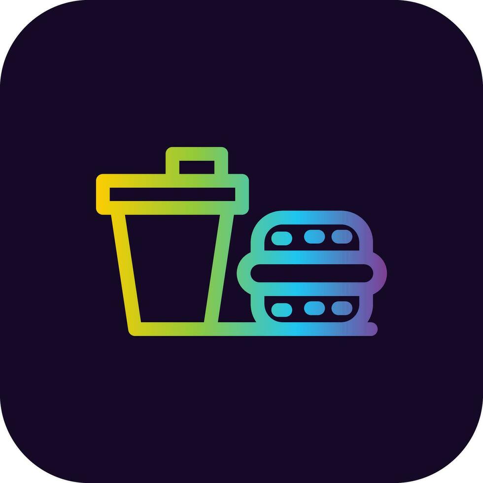 Take Away Creative Icon Design vector