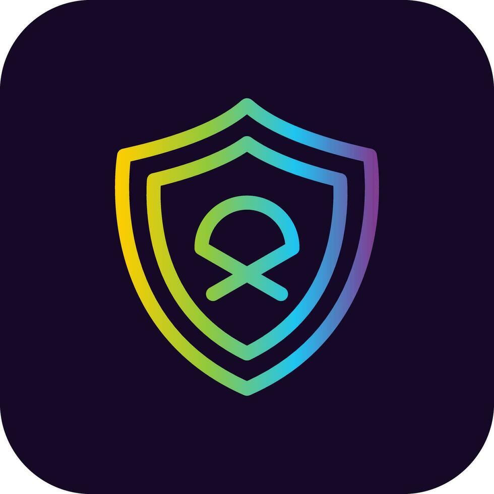 Shield Creative Icon Design vector