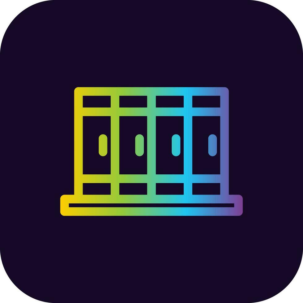 Locker Creative Icon Design vector