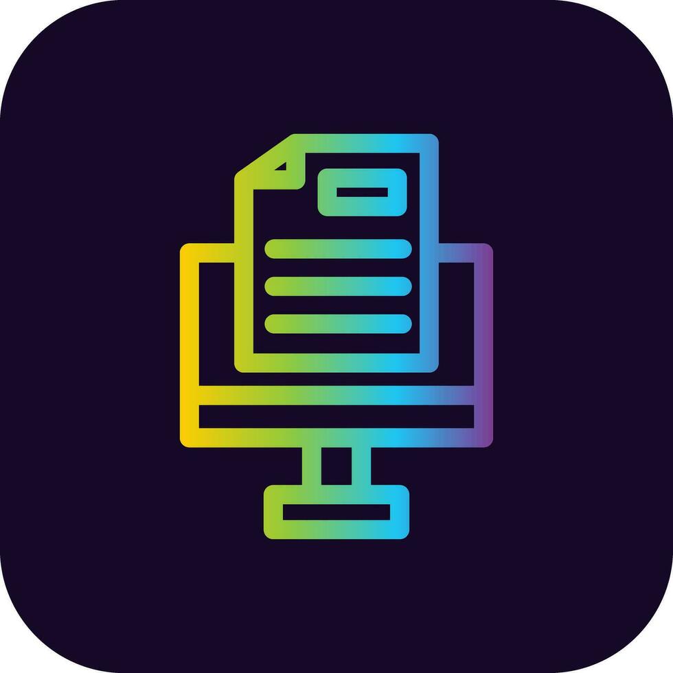 List Creative Icon Design vector