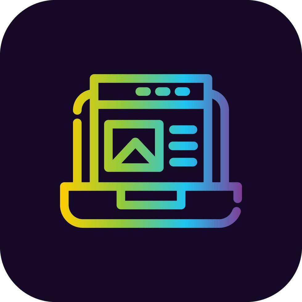 Content Creative Icon Design vector