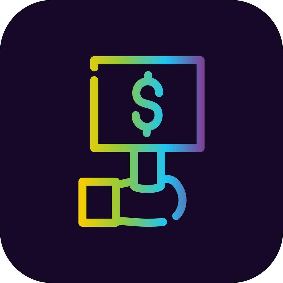 Bidding Creative Icon Design vector
