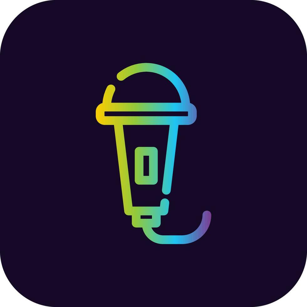 diseño de icono creativo de karaoke vector