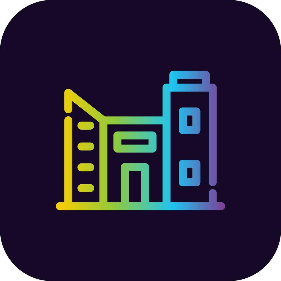Headquarters Creative Icon Design vector