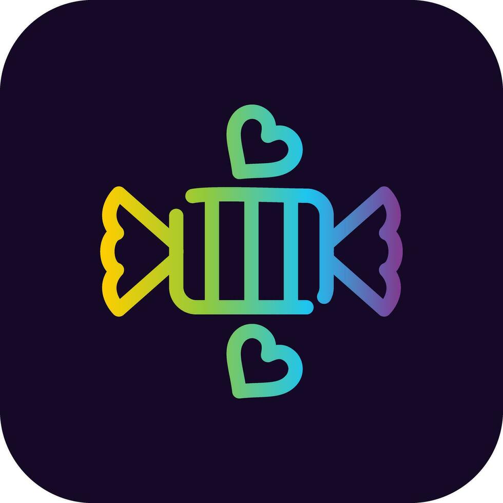 Candy Creative Icon Design vector