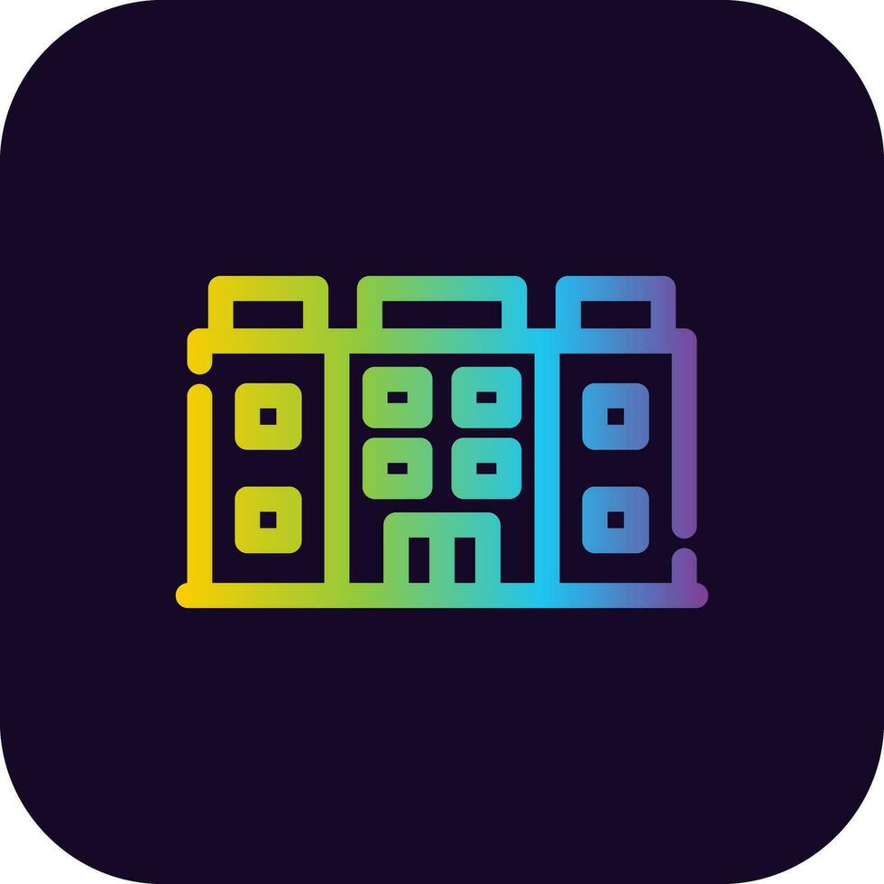 Hotel Creative Icon Design vector