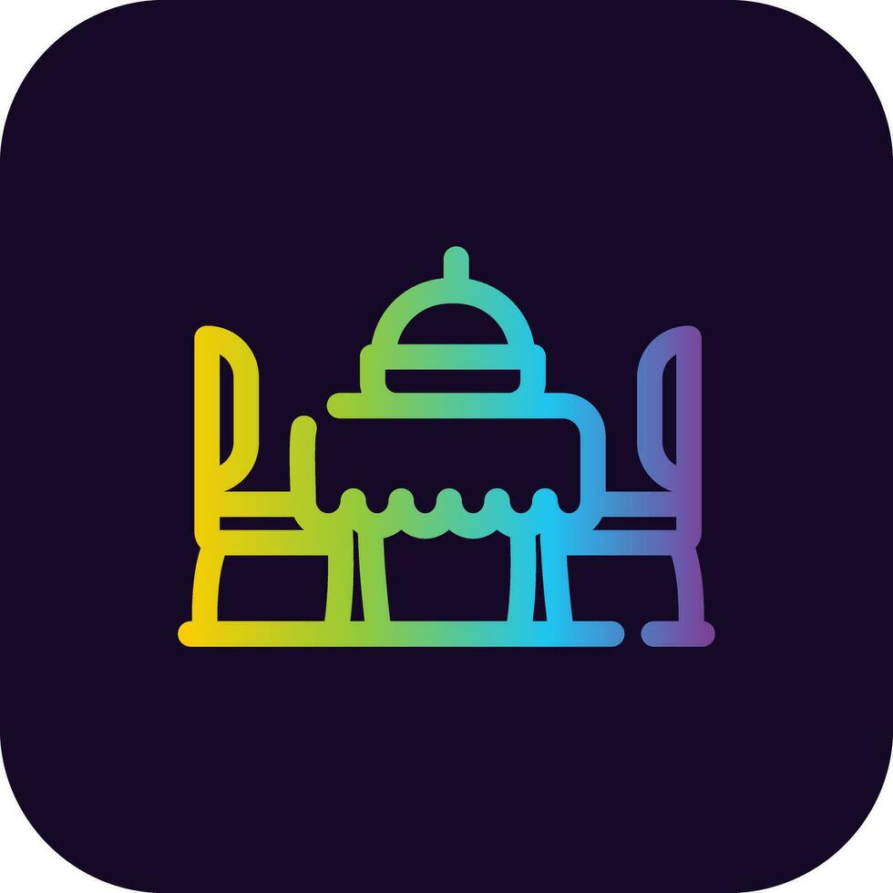 Dinner Creative Icon Design vector