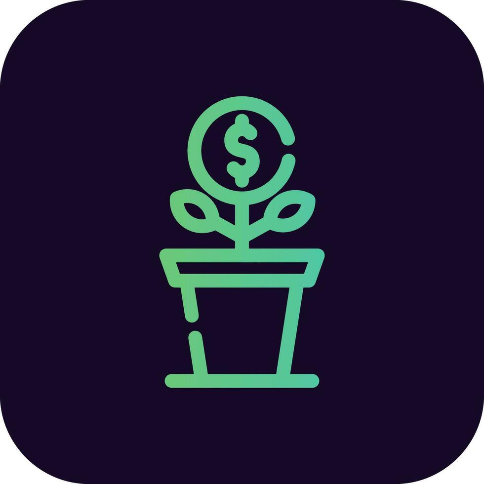 Profit Creative Icon Design vector