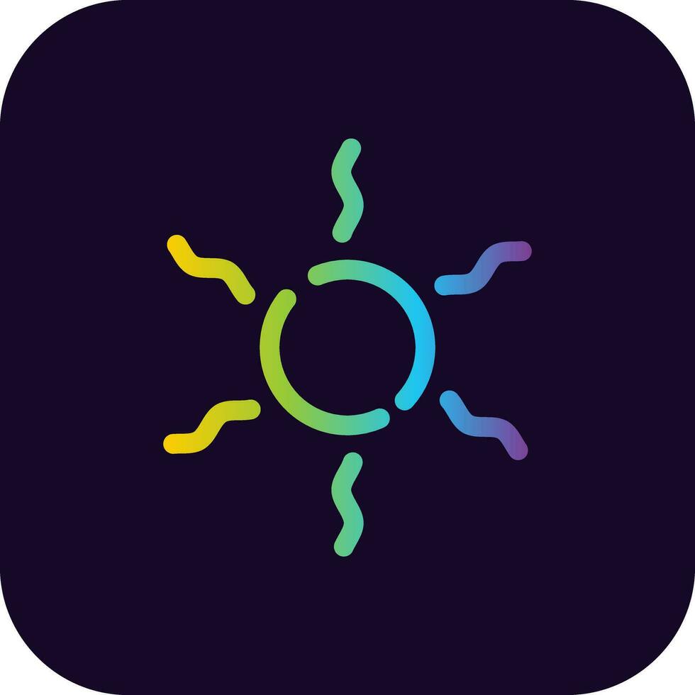 Sun Creative Icon Design vector
