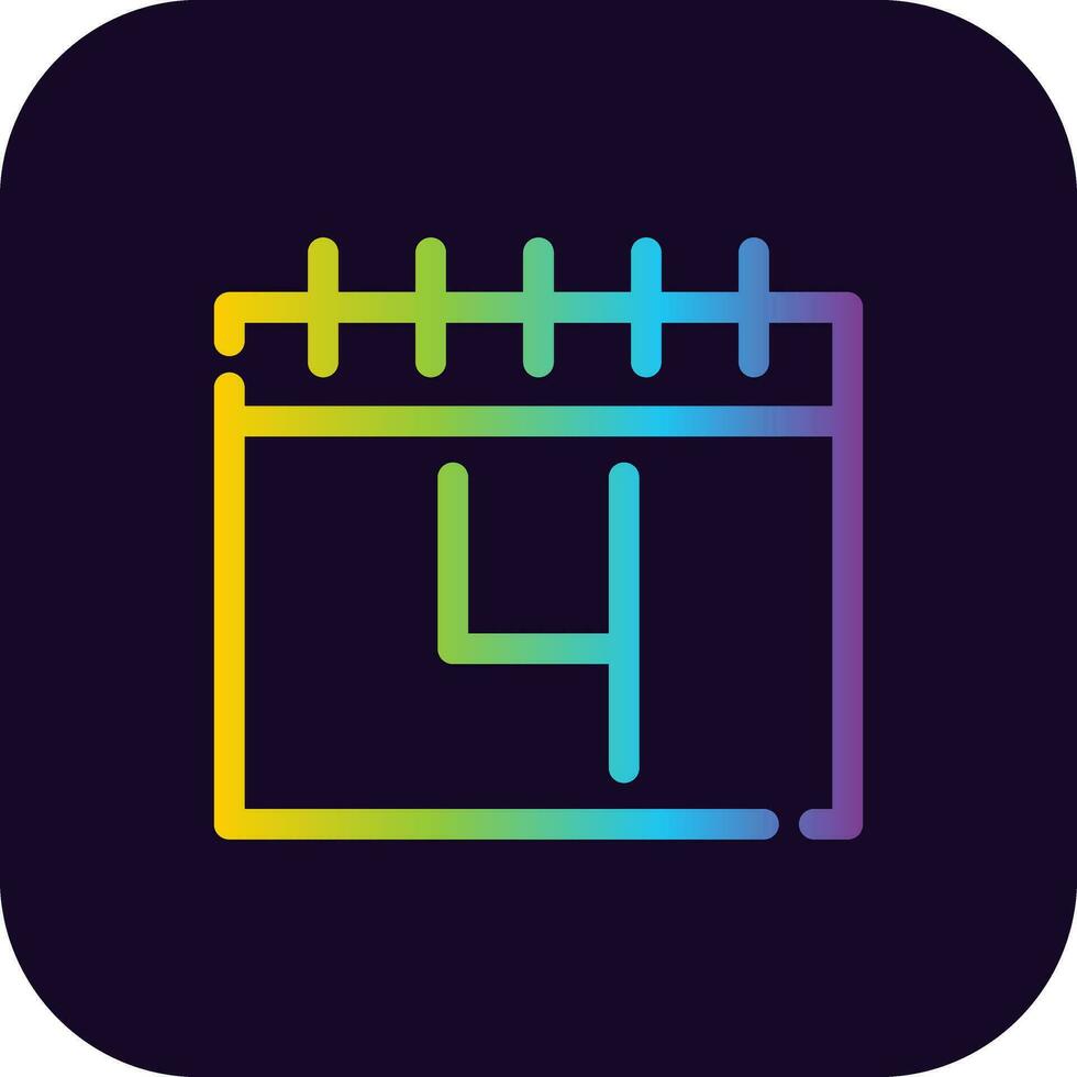 Date Creative Icon Design vector