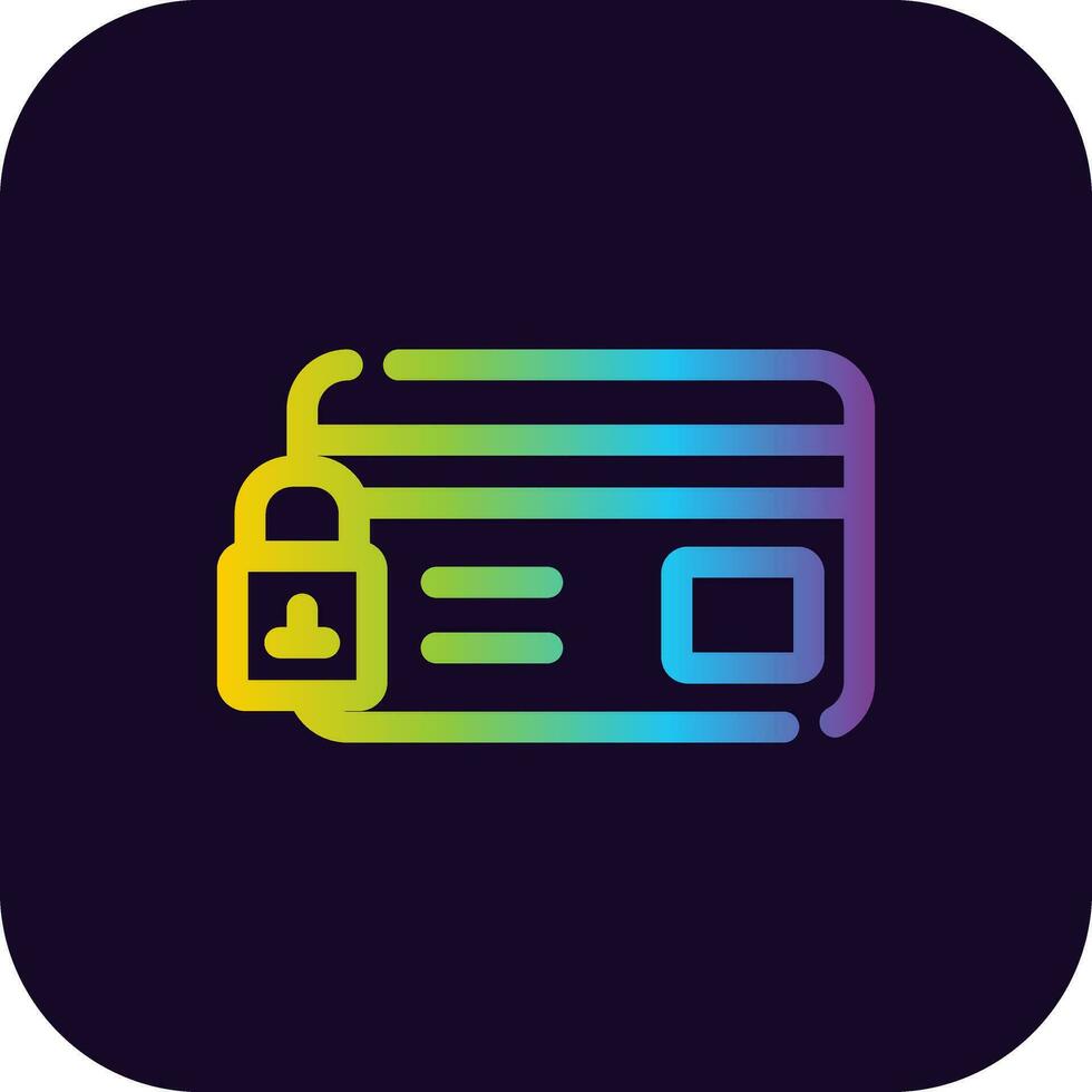 Blocked Creative Icon Design vector