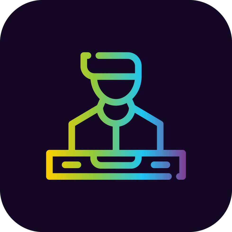 DJ Creative Icon Design vector