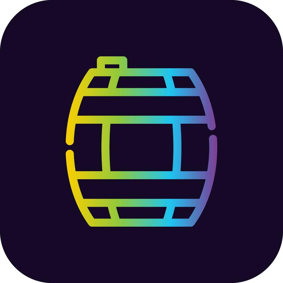 Barrel Creative Icon Design vector