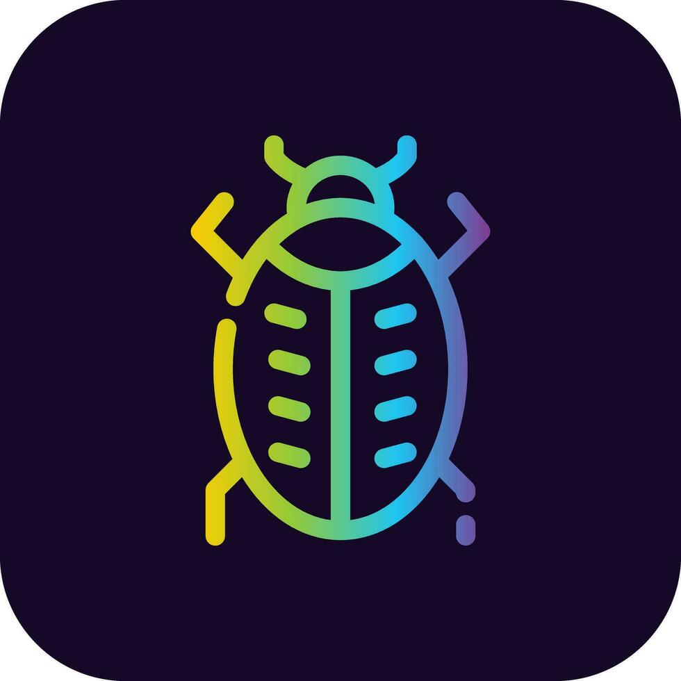 Bug Creative Icon Design vector