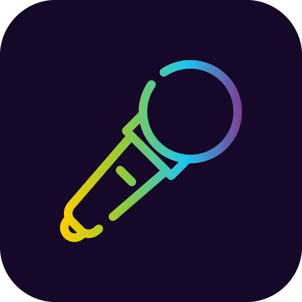 Mic Creative Icon Design vector
