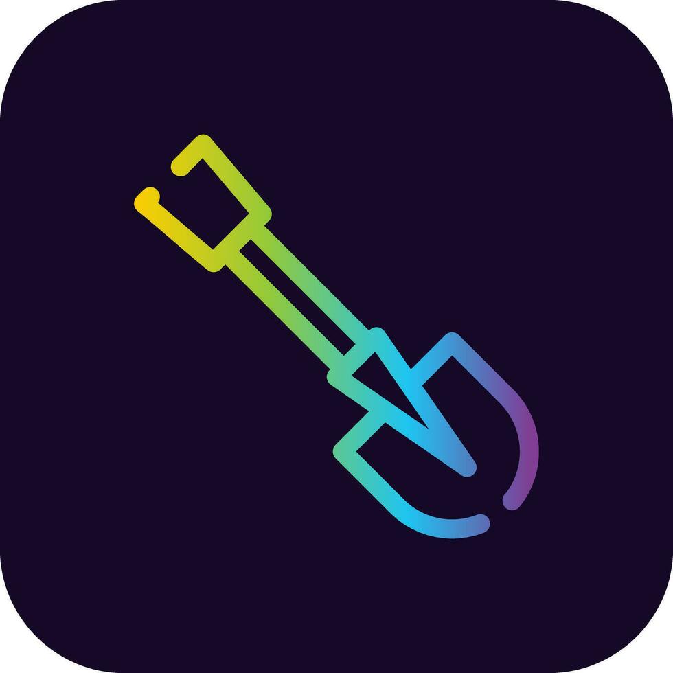Shovel Creative Icon Design vector