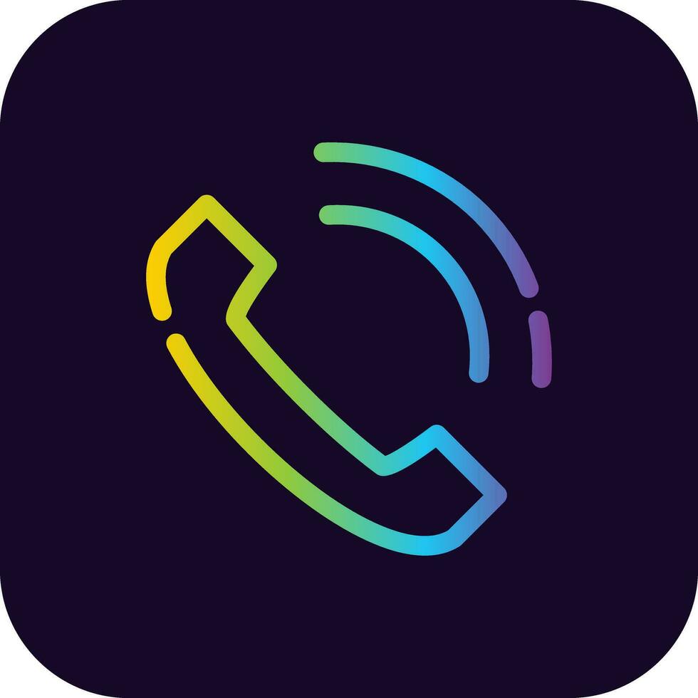 Call Creative Icon Design vector