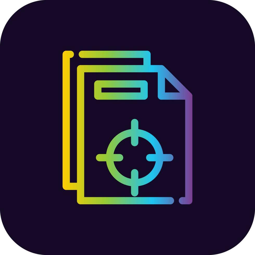 Registration Mark Creative Icon Design vector