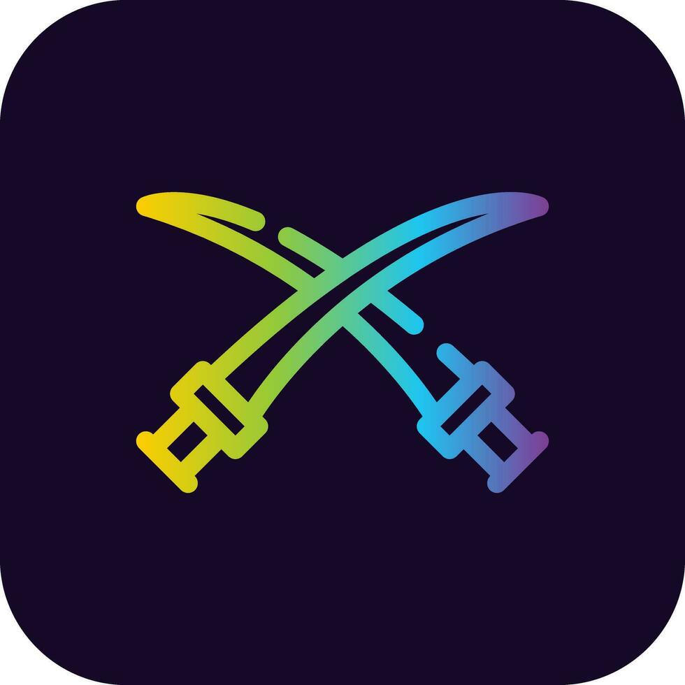 Swords Creative Icon Design vector