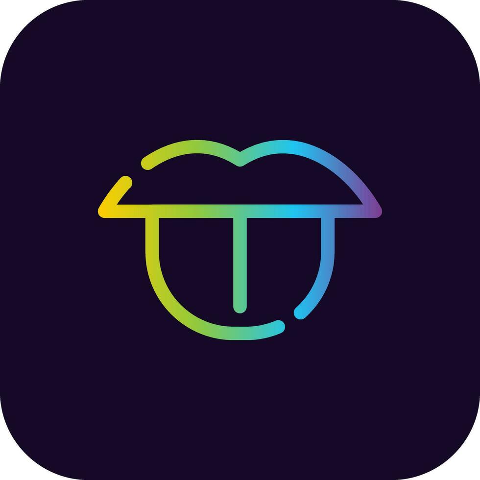 Tongue Creative Icon Design vector