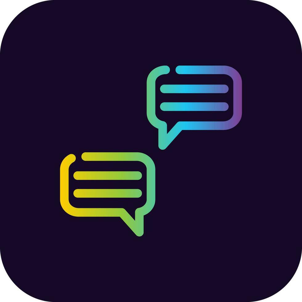 Chat Creative Icon Design vector