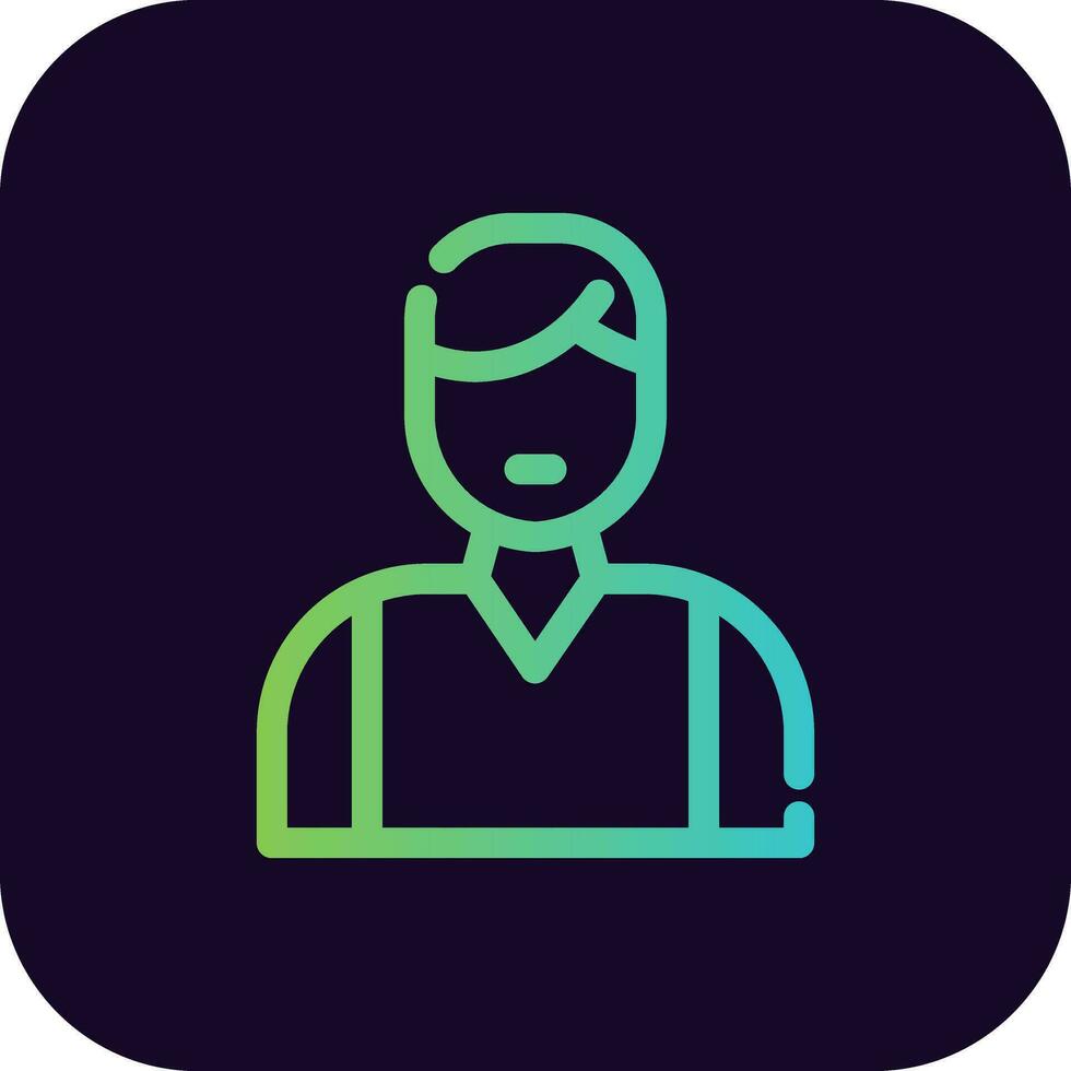 Waiter Creative Icon Design vector