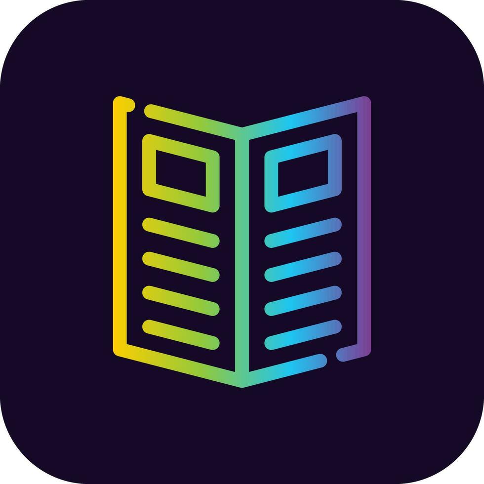 Trifold Creative Icon Design vector